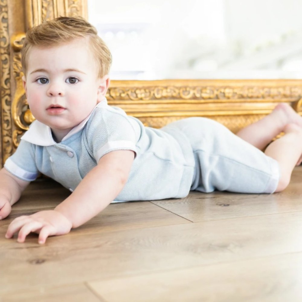 Baby Boy Infant Knit Set Double Breasted Set Wedding Set